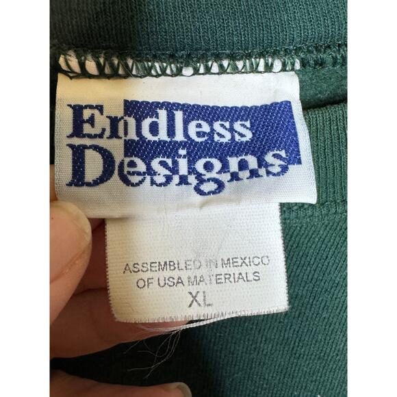 Vintage 90s Cat, Reindeer & Bird by Endless Designs Crewneck Size: X- Large - Picture 3 of 4